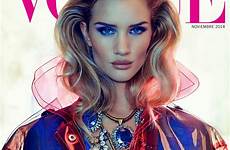 vogue rosie huntington whiteley cover fashion model makeup magazine mexico november covers beautiful british models modeling hair versace beauty looks