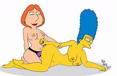 marge lois griffin simpsons