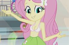 fluttershy equestria girls pony little belly button sexy breasts girl bra edit underwear characters rainbow anime cartoon edited comic cleavage