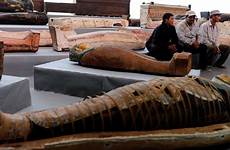 mummies egypt egyptian ancient coffins necropolis discovered some saqqara