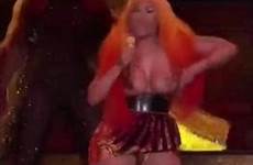 minaj nicki tits nude concert slip nip oops big america made nipslip fuck aznude naked flashing during her shesfreaky playcelebs