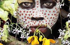 african tribes africa portraits tribal traditional face ethiopia paint happiness photographer tribe people clay body teach who surma mario photography