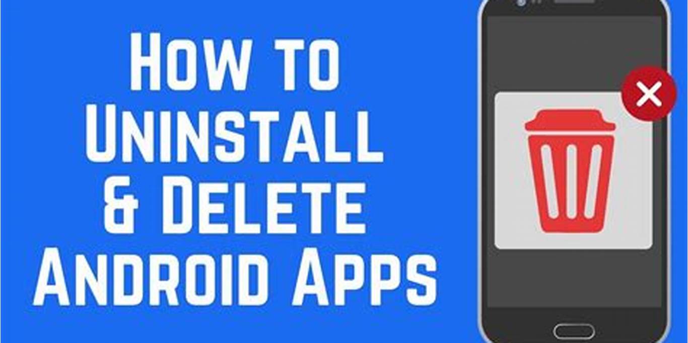 uninstall android app