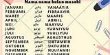 Januari dalam bahasa Arab