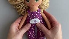 DIY cloth doll with clothes / Link to pattern in description