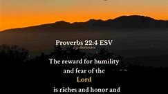 Proverbs 22:4 The reward for humility and fear of the Lord is riches and honor and life. #bibleverseoftheday #bibleversedaily #bibleverse #BibleVerses #dailyinspiration #dailyencouragement #dailymotivation #sunset #aftersunset #colorfulsky #amazingview #scenery #sceneryphotography #nature #naturephotography #graberntures #BeABlessingToSomeoneToday #BeBlessed #viralreels #viralreels24 #reelsviralfb #christianreels #sharethisgoodvibes #amazingnaturescenery #hawaii #maui | Bible Verse & Nature Phot