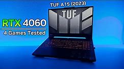 Asus TUF A15 (2023) | 4 Games Tested