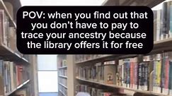 Visit the Genealogy & Local History Department at the George Memorial Library in Richmond, and learn how you can trace your ancestry for free with your FBC library card! #libraryhumor #librarymemes #libraryresources #publiclibrary #librariesofinstagram | Fort Bend County Libraries