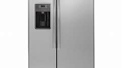GE 21.9 Cu. Ft. Stainless Steel Counter-Depth Side-By-Side Refrigerator - GZS22DSJSS