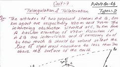 Triangulation and Trilateration Numerical | Surveying 2nd | Prashant YT | BE Civil | TU,PU,PoU,KU |