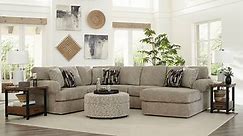 Abbie Stationary Sectional (Colors available) | Sofas and Sectionals