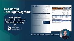 How to get started with Microsoft Configurable Business Documents - the right way