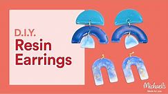 DIY Resin Earrings | Jewelry Making | Michaels