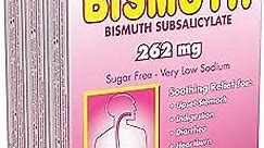 HealthA2Z® Bismuth | Bismuth Subsalicylate 262mg | Multi-Symptom Relief | (3 Pack (36 Tablets))