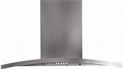 GE Profile Hood 36-Inch Island-Mount Chimney in Stainless Steel - UVI7361SWSS