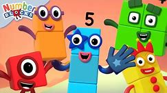 Five & friends ⭐ | Learn to Count | Magic maths for Kids | Numberblocks