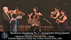 WORLD PREMIERE: Beethoven: Symphony No. 7 For String Quintet | Nicholas Kitchen & quartet