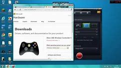 How to use a xbox 360 wireless controller on pc Tutorial
