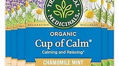 Traditional Medicinals Tea, Organic Cup of Calm, Calming & Relaxing with Lavender & Mint, 96 Tea Bags (6 Pack)