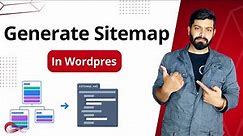 How to Create a Sitemap for WordPress Website | xml sitemap Yoast seo | generate xml sitemap