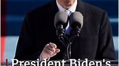 President Biden's inaugural address