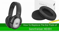 How to Replace Sennheiser HD 201 Headphones Ear Pads/Cushions | Geekria