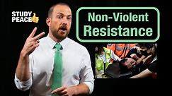 Non-Violent Resistance - win enough people to change powerful systems