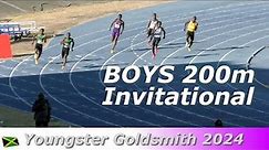 Boys 200m Invitational | Youngster Goldsmith 2024
