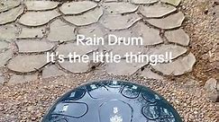 Steel Tongue Drum. #Raindrum. #Happylife #peaceful | rain drum