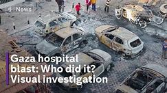 Who was behind the Gaza hospital blast – visual investigation - The Global Herald