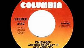 1976 HITS ARCHIVE: Another Rainy Day In New York City - Chicago (stereo 45)