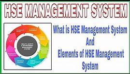 HSE Management System || Elements of HSE Management System |HSEMS