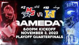 #2 Millard South vs #10 Omaha North | Playoff Quarterfinals | Varsity Football Live Broadcast