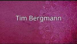 Tim Bergmann