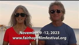 THE COUNTDOWN IS ON‼️🥳 Jefferson & Kelly Moore with an important announcement! 🎥 SAVE THE DATE ~ NOVEMBER 9TH - 12TH, 2023 ~ visit fairhopefilmfestival.org for tickets and schedule‼️#year11 #fff2023 . . . #fairhopefilmfest #fairhopefilmfest2023 #fairhope #fairhopealabama #fairhopeal #filmfestival #filmfest #mobilebay #savethedate | Fairhope Film Festival
