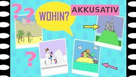 Deutsch lernen: Frage "Wohin?" + "in" + Akkusativ / German: question "Where to?" + accusative case