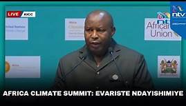 Burundi President Evariste Ndayishimiye speech at Africa Climate Summit