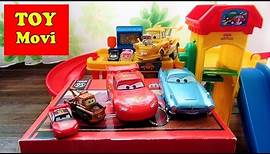 Cars 2 Toys Kinder Auto Kinderfahrzeuge, Für Kleinkinder Spielzeug Cars Parkhaus Lightning Mcqueen