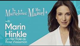 Marin Hinkle on "The Marvelous Mrs. Maisel"