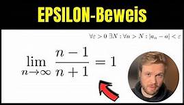 EPSILON-Definition Übung - Folge (n-1)/(n+1)