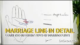 ✔ Different Types of MARRIAGE Lines | Palmistry & Palm Reading