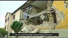 Schweres Erdbeben in Italien: "Es war sehr schwierig, aus dem Haus zu kommen" | DER SPIEGEL