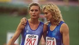 Katrin Krabbe vs Heike Dreschsler 200m European Final Split 1990.
