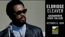 Eldridge Cleaver at Sacramento State, 1968