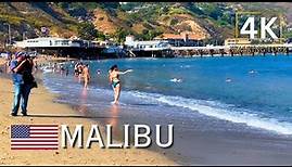 Malibu Beach 4K Walking Tour California USA 2023 | Malibu Pier