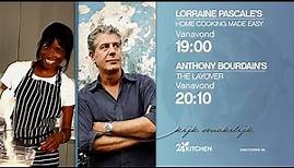 Lorraine Pascale & Anthony Bourdain op 24Kitchen