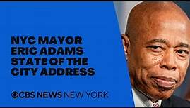 Live: NYC Mayor Eric Adams delivers State of the City address