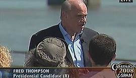 Road to the White House 2008-Fred Thompson Campaign Event