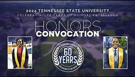 2024 Tennessee State University Honors Convocation