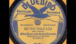 Milton Brown & His Musical Brownies - Do The Hula Lou 1934
